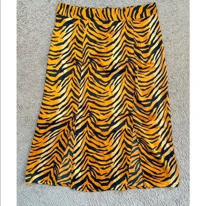 Tiger print summer skirt